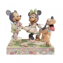 Disney Traditions -  Minnie, Mickey and Pluto Spring